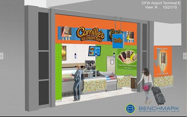 Camille's Ice Cream Bars Lands In DFW Airport