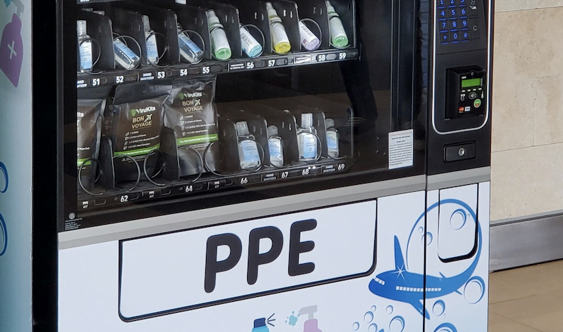 GSP Installs PPE Vending Machines