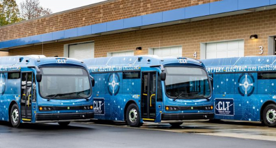 CLT Adds 5 Electric Buses to Fleet