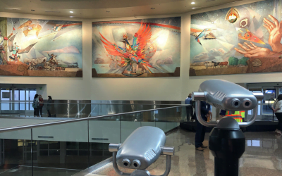 Iconic PHX Mural Rehomed in Rental Car Center
