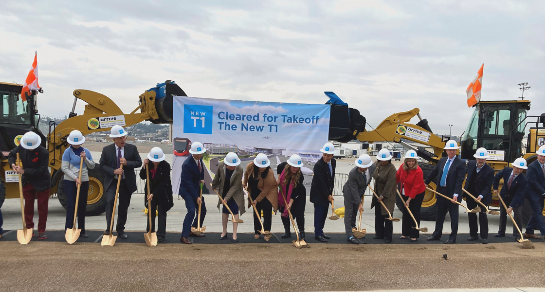 SAN Hosts Groundbreaking for New Terminal 1