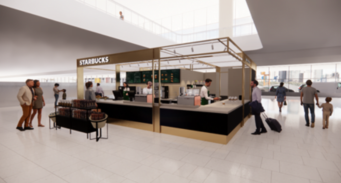 Hudson, Starbucks Ink Deal for Airports