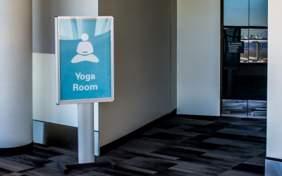 SFO Reopens Yoga Rooms