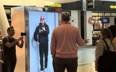 Howie Mandel Appears At JFK Via Hologram