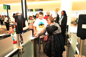 Image 1 of 1. PANYNJ Hosts Accessibility Program At EWR.